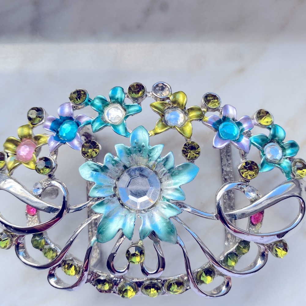 Belt Buckle with Rhinestone